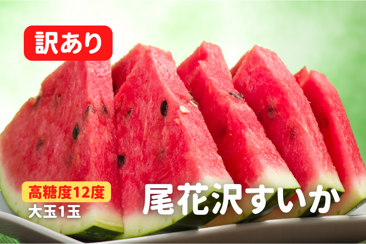 【訳あり】尾花沢すいか 大玉・1玉